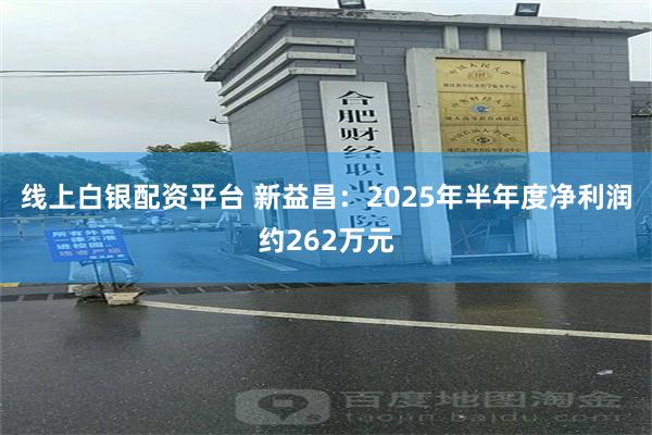 线上白银配资平台 新益昌：2025年半年度净利润约262万元